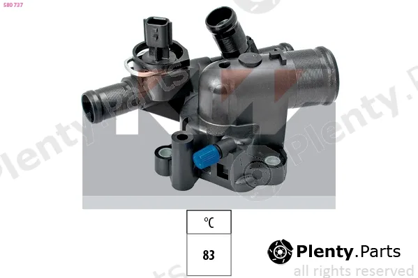 KW 580737 — Thermostat, coolant Made in Italy - OE Equivalent