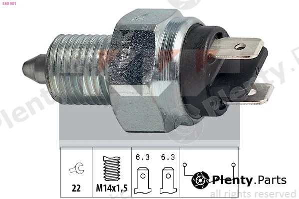 KW 560001 — Switch, reverse light Made in Italy - OE Equivalent