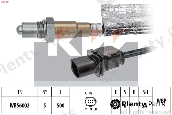 KW 498471 — Lambda Sensor Made in Italy - OE Equivalent