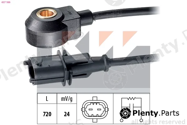 KW 457166 — Knock Sensor Made in Italy - OE Equivalent