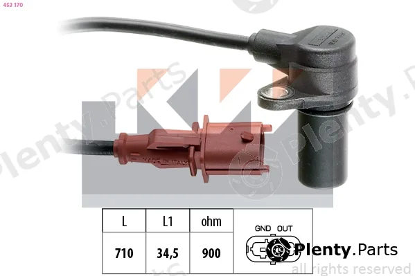KW 453170 — Sensor, crankshaft pulse Made in Italy - OE Equivalent