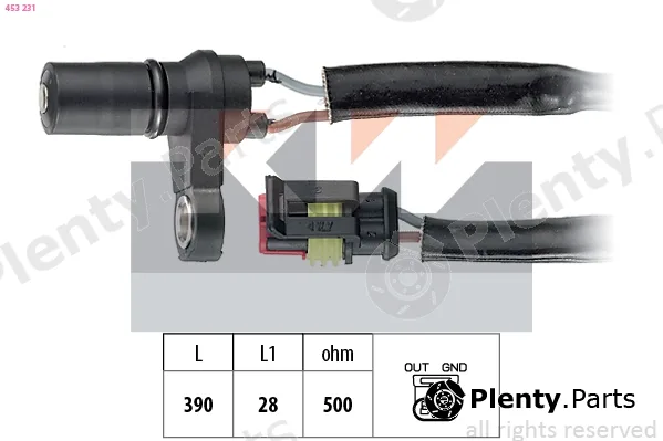 KW 453231 — RPM Sensor, automatic transmission Made in Italy - OE Equivalent