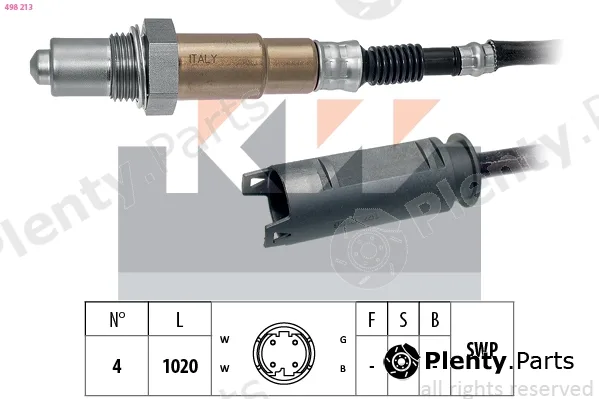 KW 498213 — Lambda Sensor Made in Italy - OE Equivalent