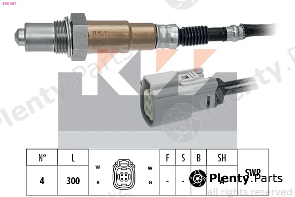 KW 498367 — Lambda Sensor Made in Italy - OE Equivalent