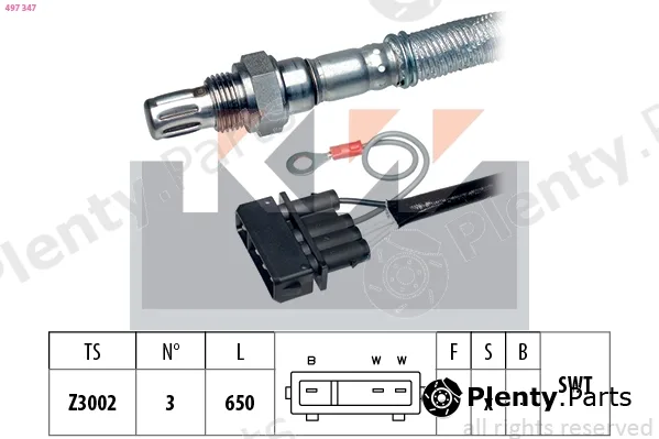 KW 497347 — Lambda Sensor Made in Italy - OE Equivalent