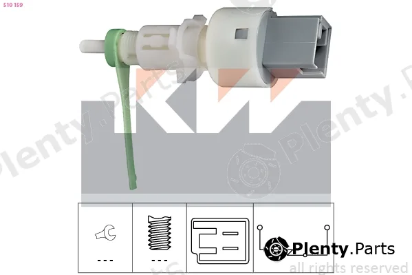 KW 510159 — Switch, clutch control (cruise control) Made in Italy - OE Equivalent