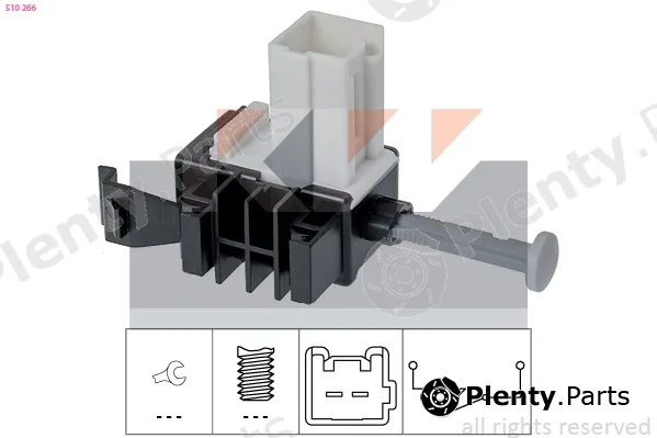 KW 510266 — Switch, clutch control (cruise control) Made in Italy - OE Equivalent