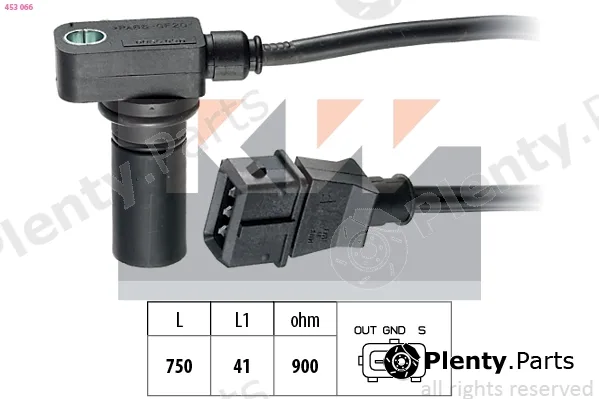 KW 453066 — Sensor, crankshaft pulse Made in Italy - OE Equivalent