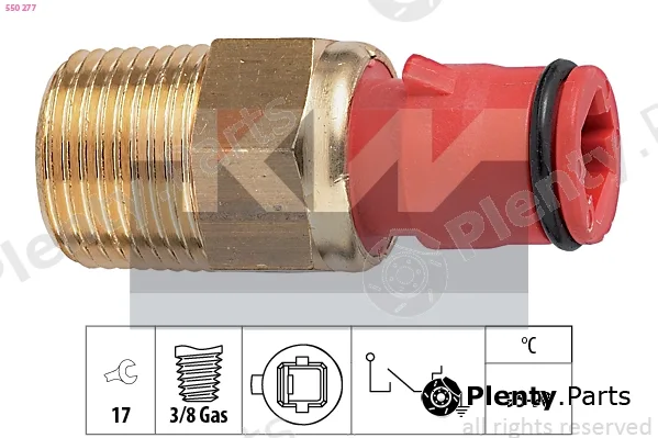 KW 550277 — Temperature Switch, radiator fan Made in Italy - OE Equivalent