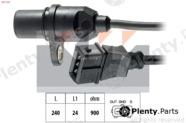 KW 453187 — Sensor, crankshaft pulse Made in Italy - OE Equivalent
