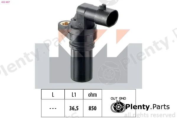 KW 453407 — Sensor, crankshaft pulse Made in Italy - OE Equivalent