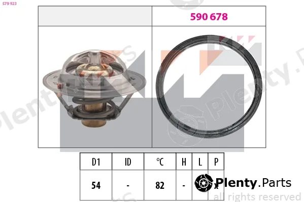 KW 579923 — Thermostat, coolant Made in Italy - OE Equivalent