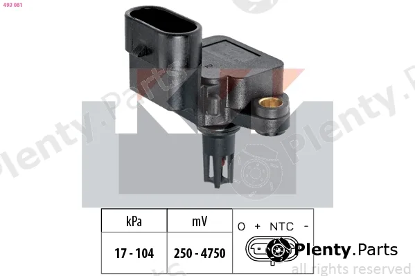 KW 493081 — Air Pressure Sensor, altitude adaption Made in Italy - OE Equivalent