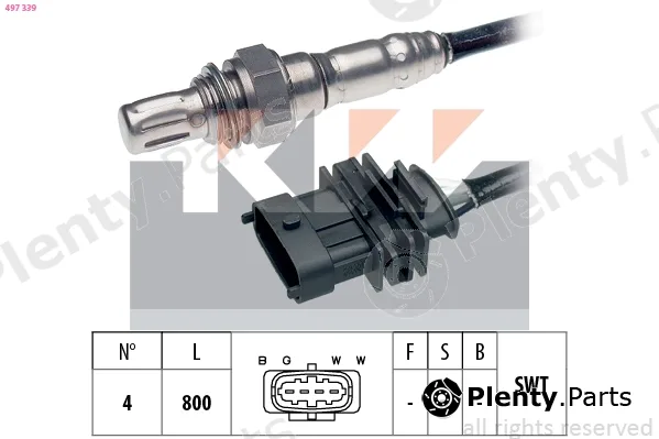 KW 497339 — Lambda Sensor Made in Italy - OE Equivalent