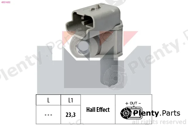 KW 453632 — Sensor, camshaft position Made in Italy - OE Equivalent