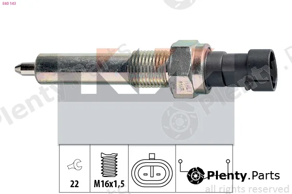 KW 560143 — Switch, reverse light Made in Italy - OE Equivalent