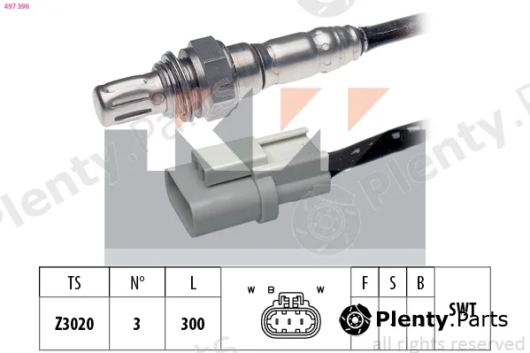 KW 497396 — Lambda Sensor Made in Italy - OE Equivalent