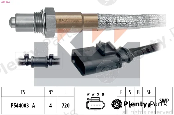 KW 498244 — Lambda Sensor Made in Italy - OE Equivalent