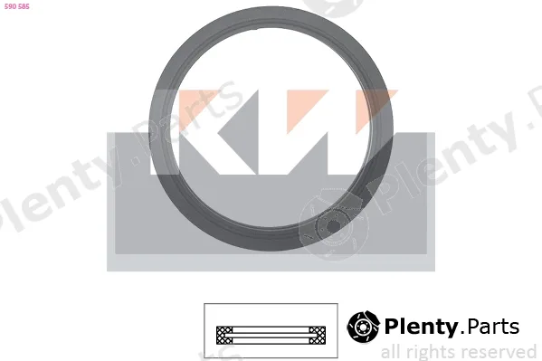 KW 590585 — Seal, thermostat Made in Italy - OE Equivalent