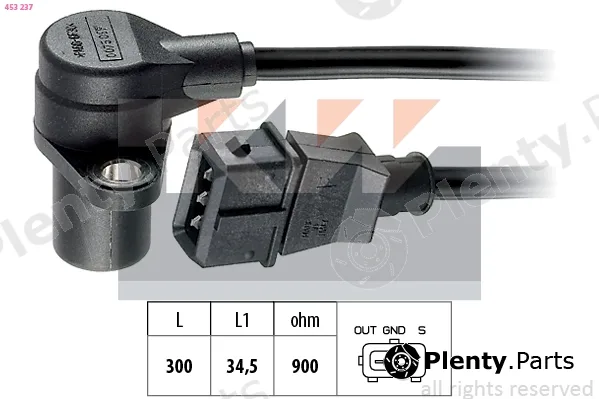KW 453237 — Sensor, crankshaft pulse Made in Italy - OE Equivalent