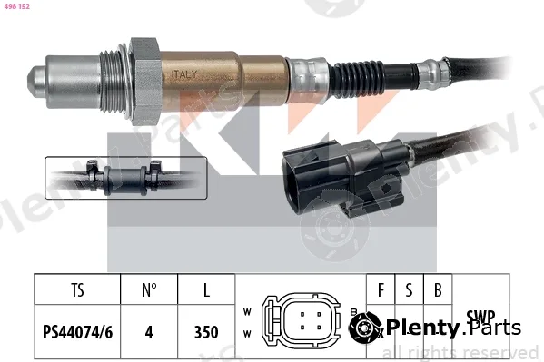 KW 498152 — Lambda Sensor Made in Italy - OE Equivalent