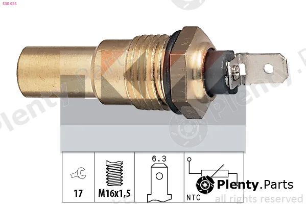 KW 530035 — Sensor, coolant temperature Made in Italy - OE Equivalent
