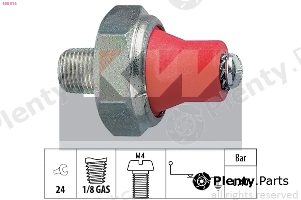 KW 500014 — Oil Pressure Switch Made in Italy - OE Equivalent