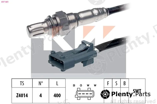 KW 497081 — Lambda Sensor Made in Italy - OE Equivalent