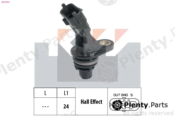 KW 453815 — Sensor, camshaft position OE Equivalent