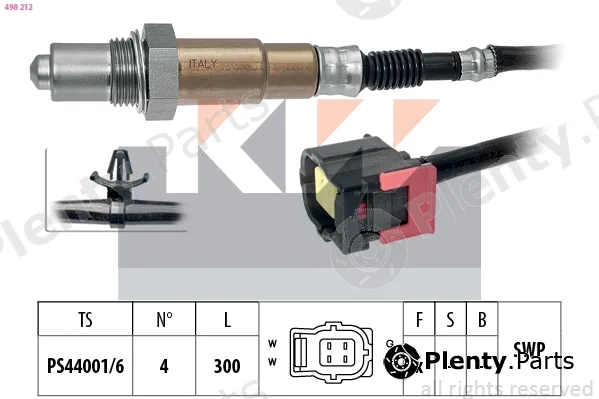 KW 498212 — Lambda Sensor Made in Italy - OE Equivalent