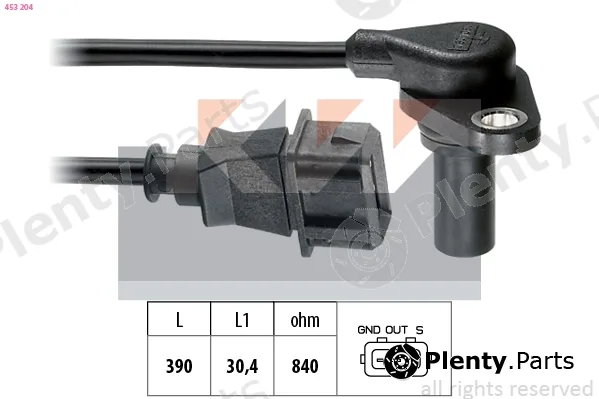 KW 453204 — RPM Sensor, automatic transmission Made in Italy - OE Equivalent