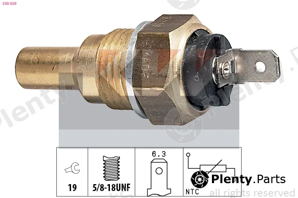KW 530029 — Sensor, coolant temperature Made in Italy - OE Equivalent