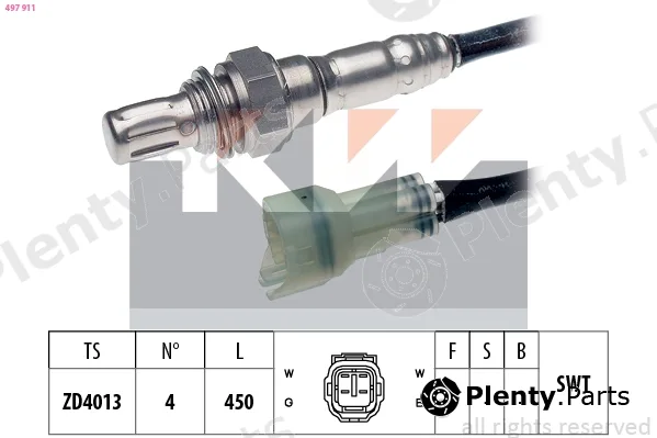 KW 497911 — Lambda Sensor Made in Italy - OE Equivalent