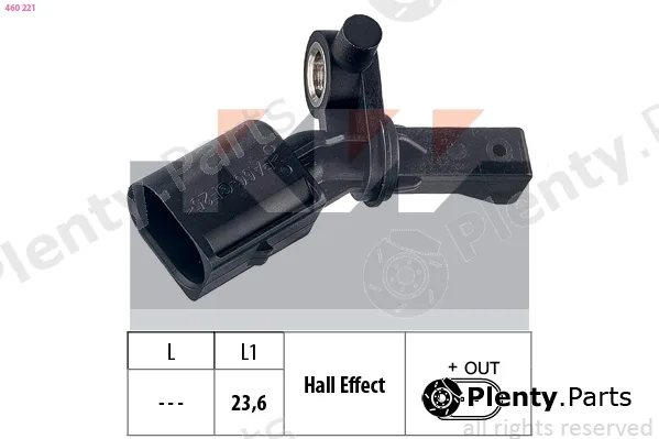KW 460221 — Sensor, wheel speed Made in Italy - OE Equivalent