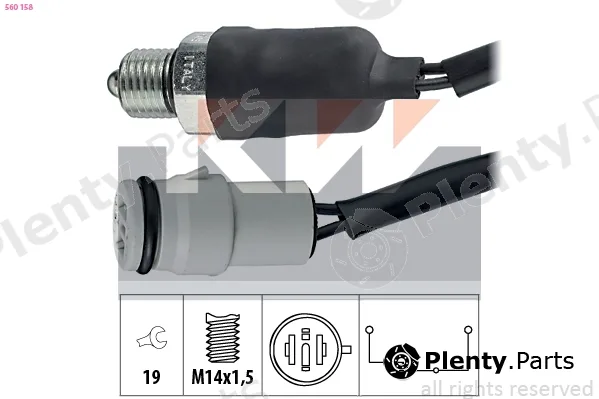 KW 560158 — Switch, reverse light Made in Italy - OE Equivalent