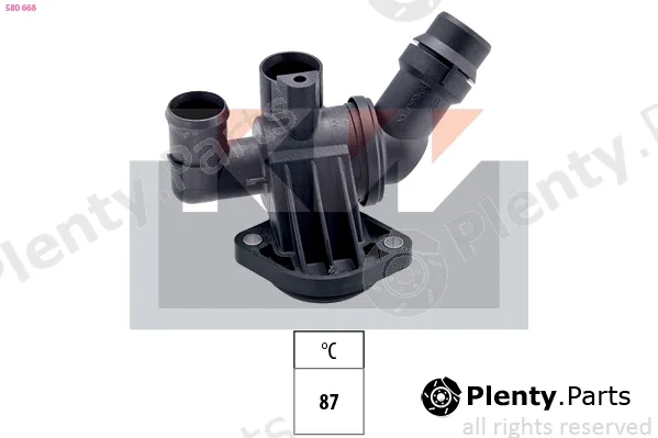 KW 580668 — Thermostat, coolant Made in Italy - OE Equivalent