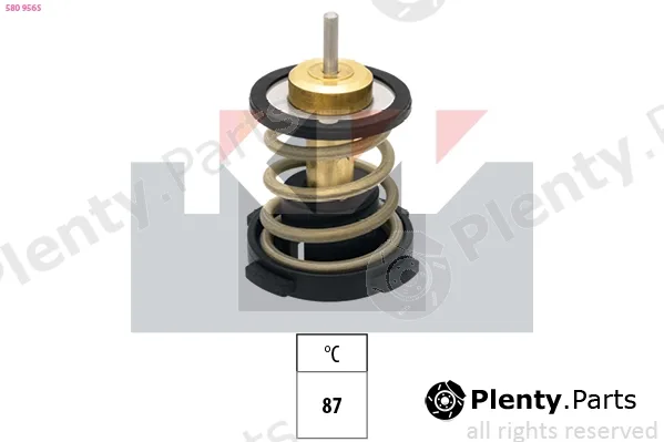 KW 580956S — Thermostat, coolant Made in Italy - OE Equivalent