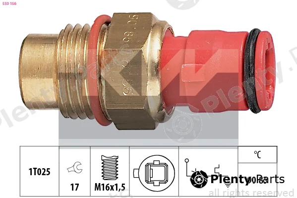 KW 550156 — Temperature Switch, radiator fan Made in Italy - OE Equivalent