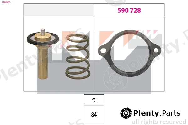 KW 579970 — Thermostat, coolant Made in Italy - OE Equivalent