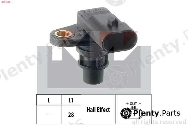 KW 453388 — Sensor, camshaft position Made in Italy - OE Equivalent
