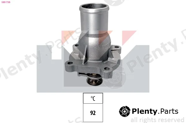 KW 580738 — Thermostat, coolant Made in Italy - OE Equivalent