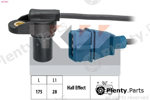 KW 453853 — Sensor, crankshaft pulse Made in Italy - OE Equivalent