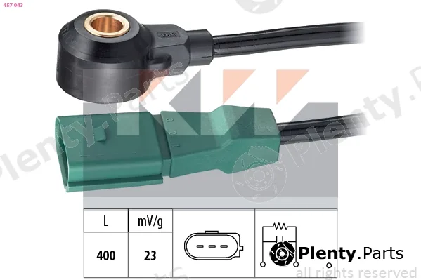 KW 457043 — Knock Sensor Made in Italy - OE Equivalent