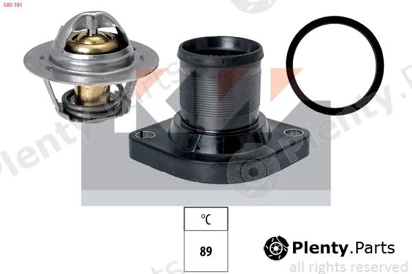 KW 580191 — Thermostat, coolant Made in Italy - OE Equivalent