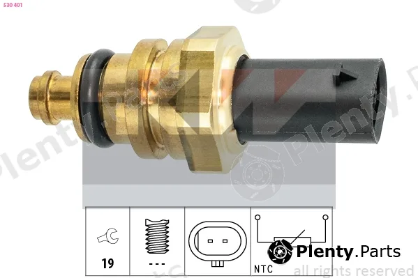 KW 530401 — Sensor, coolant temperature Made in Italy - OE Equivalent
