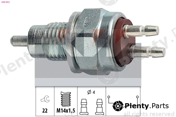 KW 560052 — Switch, reverse light Made in Italy - OE Equivalent