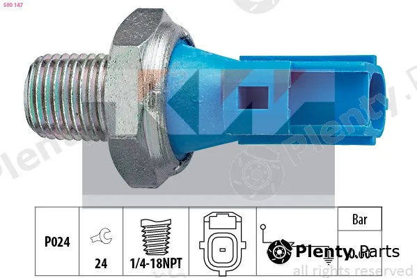 KW 500147 — Oil Pressure Switch Made in Italy - OE Equivalent