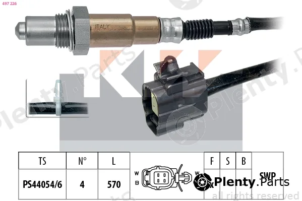 KW 497226 — Lambda Sensor Made in Italy - OE Equivalent