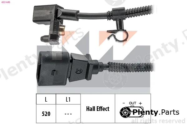 KW 453445 — Sensor, crankshaft pulse Made in Italy - OE Equivalent