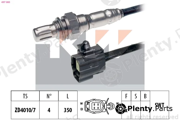 KW 497560 — Lambda Sensor Made in Italy - OE Equivalent